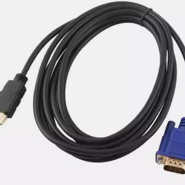 Adapter HDMI do VGA – przewód wideo do monitora lub projektora 1080P