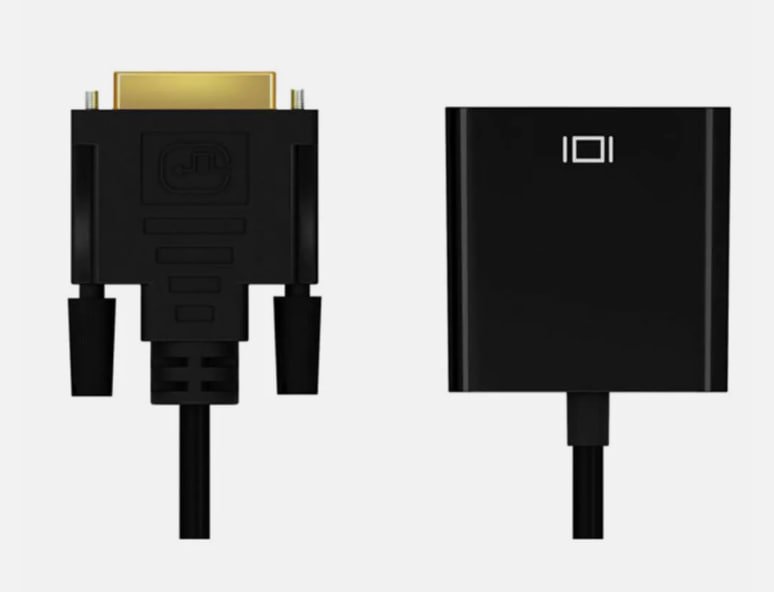 Second image of Adapter DVI-D męski na VGA żeński – konwerter cyfrowo-analogowy