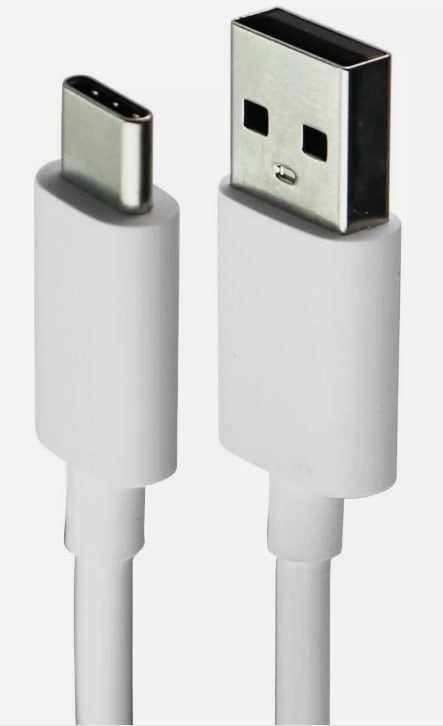 Kabel USB-C do USB-A (biały) – do ładowania i przesyłu danych